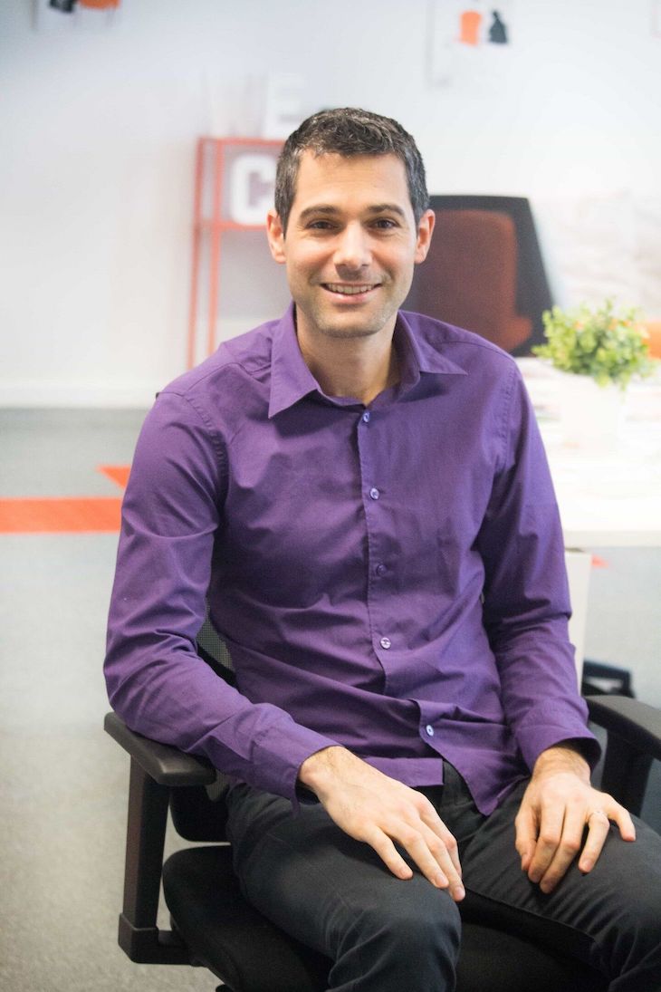 Portrait de Fabien, lead developer de la start-up Wecasa