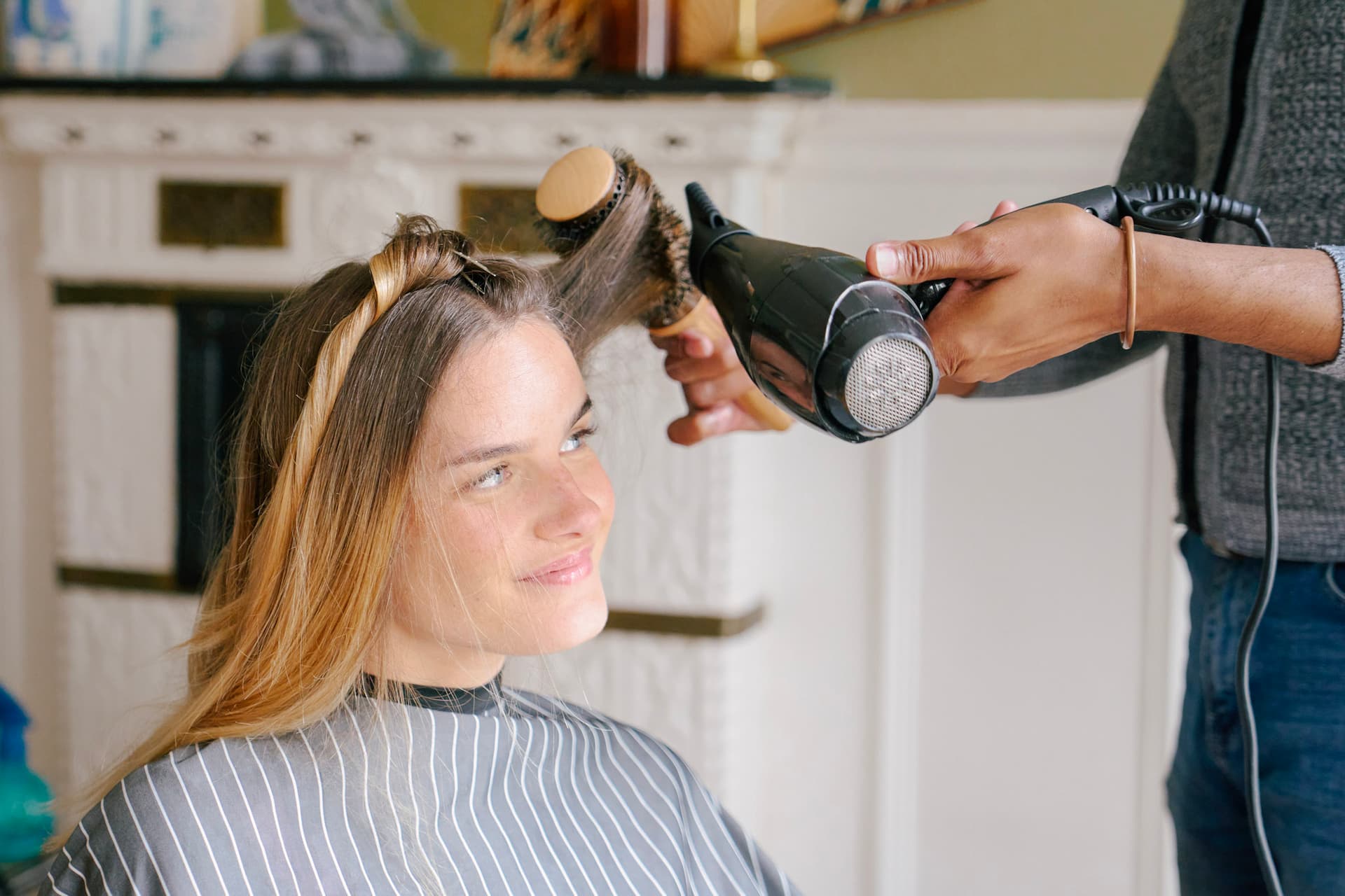 Brushing cheveux