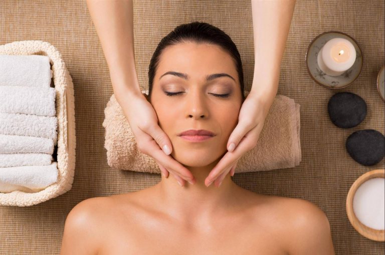 image massage relaxant du visage