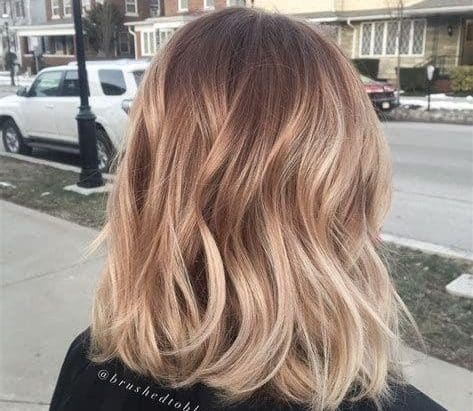 Balayage blond