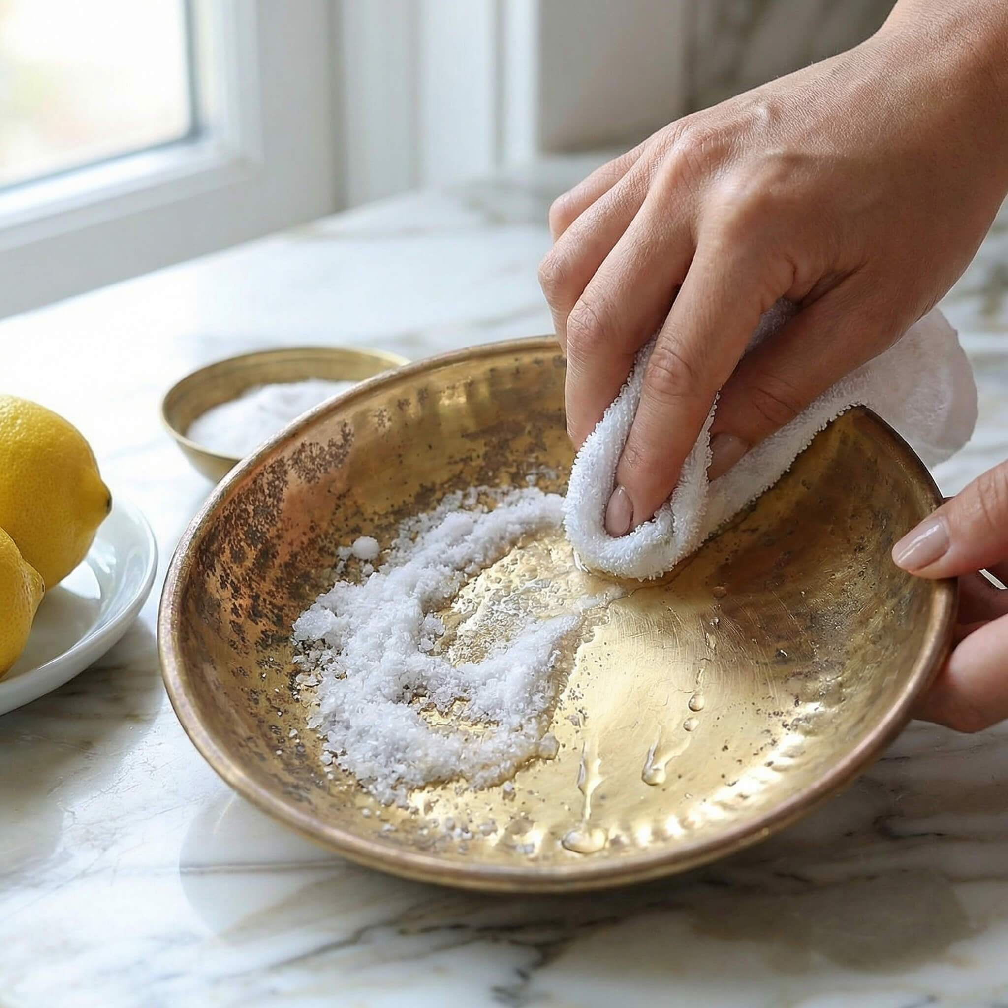 Nettoyer du laiton avec du bicarbonate