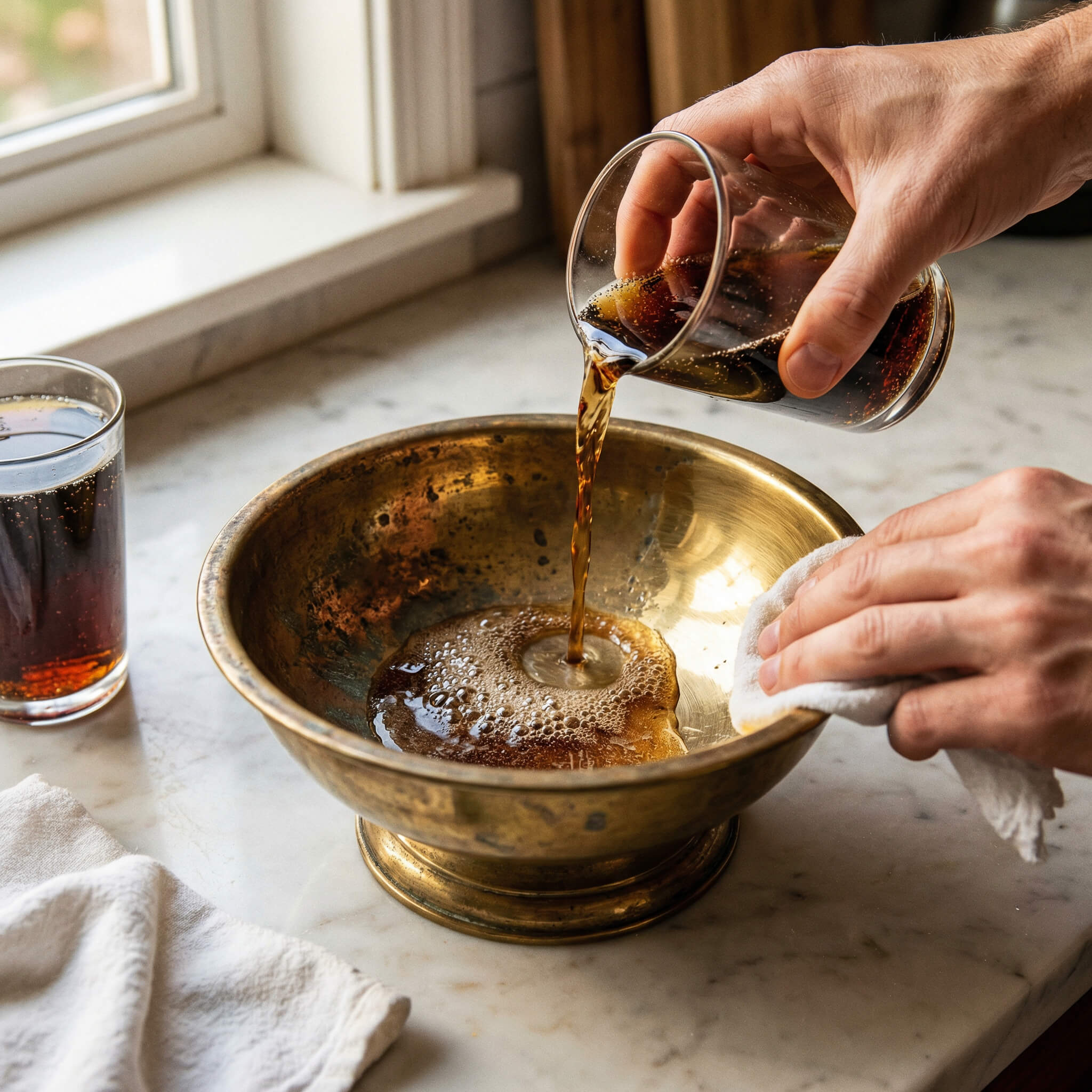 Nettoyer du laiton avec du Coca Cola