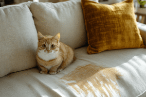 Enlever odeurs pipi de chat sur canapé : les astuces