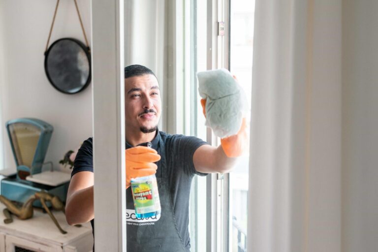 Portrait Mohammed, homme de ménage