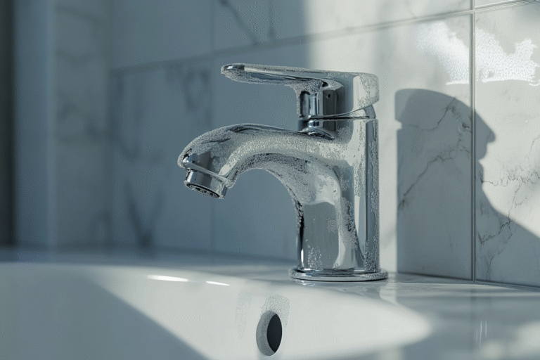 Comment enlever le calcaire salle de bain