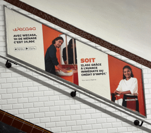 Publicité métro wecasa