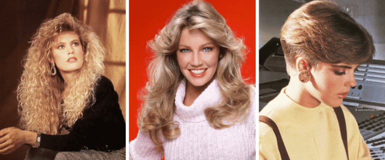 trois brushings des années 1980