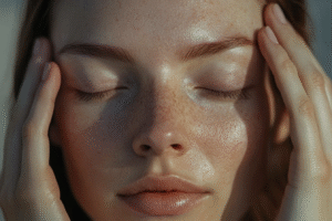 Du cristal rose pour un massage gua sha