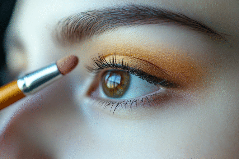 maquiller ses yeux marrons