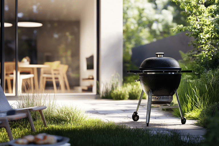 Un barbecue nettoyé