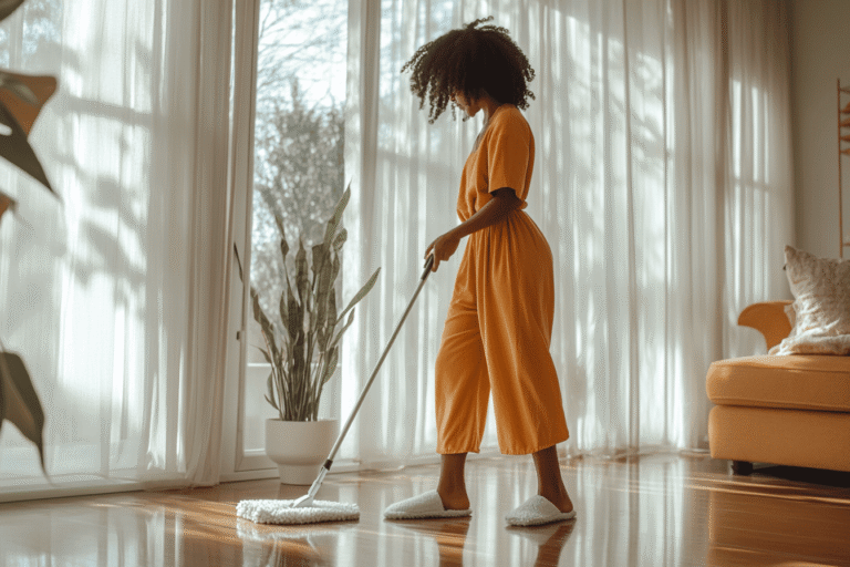 nettoyer une tâche sur un parquet vitrifié