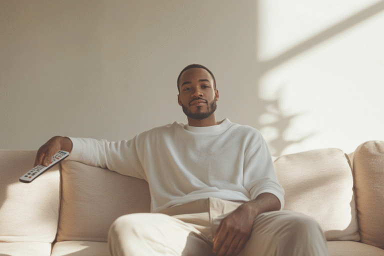 homme qui fait le ménage