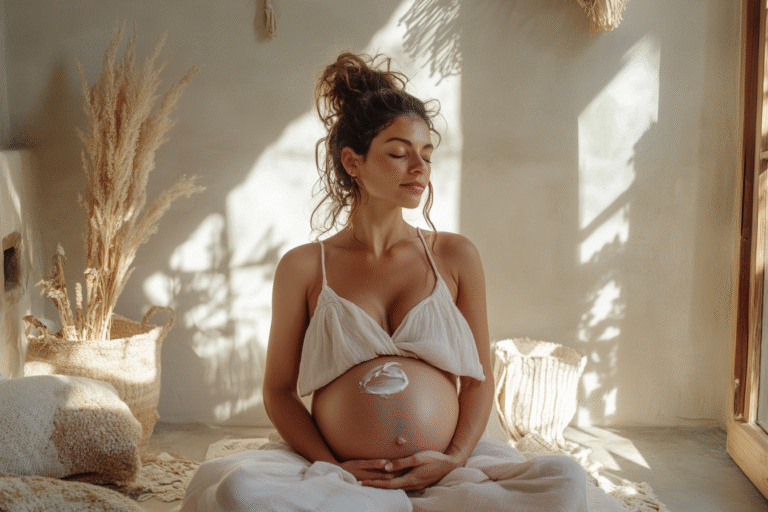 massage vergetures grossesse