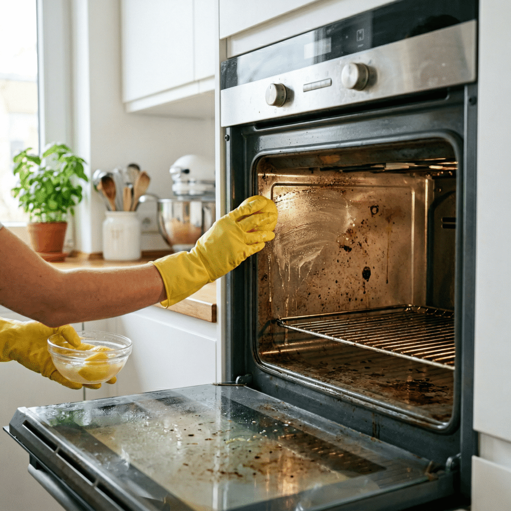 Nettoyer four avec citron