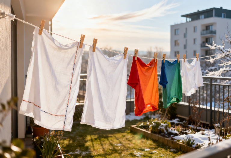Sécher son linge en extérieur