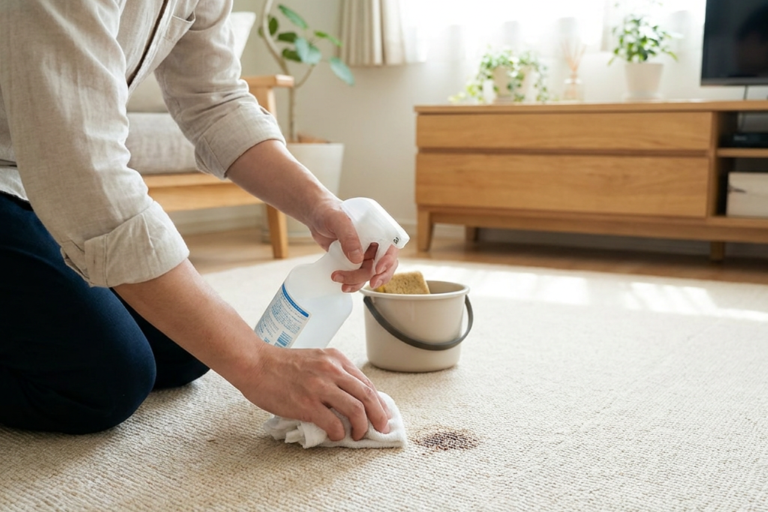 Détacher un tapis