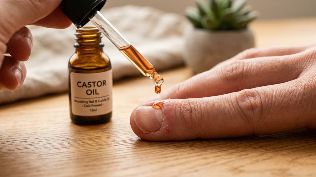 huile pour ongle abimé